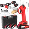 NONE Kit Potatore Elettrico Senza Fili con Motore Brushless, Set Forbici da Potatura e Motosega da 12 Pollici, Forbici Portatili da 30mm per Potatura Rami, Attrezzo da Giardino