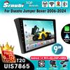 srnubi Autoradio Android 14 per Fiat Ducato 3 Peugeot Boxer 2 2006-2022 GPS 4G WIFI BT DSP RDS FM Navigazione Lettore Multimediale Video
