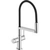 hansgrohe Talis Select M54 PowderSpray - Rubinetto da cucina con doccetta e bocca flessibile 360°, Semi-Pro, Miscelatore cucina con 3 tipi di getto e altezza bocca 210 mm, cromo, 72861000