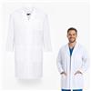 TK Gruppe Timo Klingler Medicina Unisex Costume - Arztkittel - Infermiera - Cappotto da laboratorio Nurse bianco - Carnevale & Carnevale - Donna e uomo