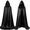 Costumed Mantello da vampiro con cappuccio - Per bambini e adulti, per Halloween, Carnevale e feste in maschera, double face