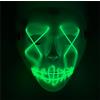 TK Gruppe Timo Klingler Maschera horror a LED - come da Purge incl. 3 effetti di luce, controllabili, per Halloween, Mardi Gras e Carnevale come costume per uomini e donne