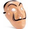 FASCHINFEVER Set costume da casa dei soldi, set 3 in 1, con maschera da Dali, tuta rossa, unisex, fucile gonfiabile per Halloween, carnevale, per uomo e donna