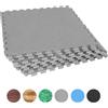 Gorilla Sports Set di tappetini protettivi GORILLA SPORTS® - 8 tappetini, 60x60x1,2 cm, schiuma EVA, antiscivolo, grigio - Tappetino da pavimento, tappetini protettivi per pavimenti Fitness, tappetini puzzle, tappetini di base, tappetini da allenamento, …