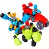 OEM Confezione da 3 Megabots, 3 action figure con veicoli, multicolore