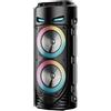 OEM Altoparlante portatile per karaoke, con illuminazione RGB, Bluetooth 5.0, modello WR63