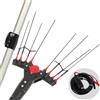 Castellari Vertigo C 30V - Abbacchiatore elettrico 190/240 cm a batteria tipo auto con cavo in dotazione - Asta telescopica in alluminio