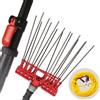 Lisam Swing 36V - Abbacchiatore elettrico 220/300 cm a batteria tipo auto con cavo in dotazione - Asta telescopica in carbonio