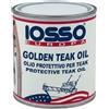 Iosso Golden Teak Oil Olio Protettivo Impermeabilizzante Teak Barca 4 Litri