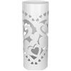 Generico Portaombrelli Cuore Bianco Ø21 h.55 cm
