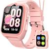 Blackview Smartwatch per Bambini, 1.75 inch TFT Smartwatch 30 Giochi, Sveglia, Fotocamera Touch HD, Video, Lettore Musicale, Contapassi, Torcia, Smartwatch per Bambini con Schermo Touch per Bambini