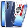 LeYi Cover per Samsung A17 5G/A18 con 2 Vetro Temperato(Trasparente) | Protezione Fotocamera Custodia Silicone Soft TPU Bumper Originale Slim Antiurto Case per Telefono Samsung Galaxy A17/A18