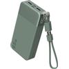 NOBIS Caricatore Portatile 20000mAh 65W Power Bank con Cavo a Lanyard | 2C+2A USB-C Ricarica Rapida Batteria per Laptop con Display LED, per Samsung, Phone Notebook, Tablet, e Android