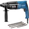 Dong Cheng Martello perforatore 800W 2,8J, 4 punte SDS-Plus | 2,9kg · per lavori in alto · Foratura, Tassellatura, Scalpellatura · fori da 6-10mm in cemento · antivibrazione · 4 punte SDS