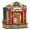CUTEBEE Puzzle 3D Legno Adulti - Kit Diorama | Teatro natalizio in tre atti con luci, rotazione e musica, kit fai-da-te per decorazione casa, regali creativi per adulti