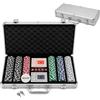 MAGIC SELECT Set Poker da Tavolo Valigetta Professionale. Poker Completo 300 Fiches, 2 Mazzi di Carte, 5 Dadi, Dealer e Chiavi. Gioco di Poker per Casa, Feste e Serate