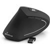 Lustrens Mouse ergonomica wireless con 6 pulsanti, progettata per persone destrimane