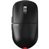 Lustrens Mouse da gioco wireless, taglia media, colore nero