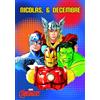 Afie CSN8403 - Set di 25 cartoline Marvel Avengers, supereroi Iron Man Hulk, Capitan America, Saint Nicolas, 6 dicembre, licenza ufficiale, formato 10,5 x 15 cm, da collezione per ragazzi e A.P.E.L.