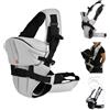 Cangaroo Carry Go Marsupio Neonato Grigio Chiaro Da 0m+