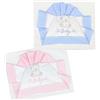 Andy & Helen Set Completo Lenzuola Per Maxi Culla In Cotone Con Ricamo Orsetto Azzurro