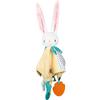 Clementoni Soft Cuddles Doudou Bunny Morbido Coniglietto Per Neonati Con Copertina E Dentaruolo 0m+