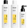 Nioxin System 1 Kit Cofanetto Con Shampoo Volumizzante 300ml + Balsamo 300ml + Trattamento 100ml