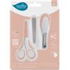 Anteprima Brands International Nuvita Set Manicure Neonato Con Forbici, Tagliaunghie E Lime Colore Rosa