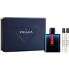 Prada Luna Rossa Ocean Eau De Toilette Uomo Cofanetto 100ml + 2 Travel Size Da 10ml