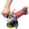 Yikmid Lucidatrice a umido per pietra, 860 W, smerigliatrice angolare con | Levigatrice a umido, lucidatrice a mano, 6 marce, M14, ingresso acqua da 1/4, cartello di sicurezza, per marmo, granito