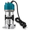K2 Store Fresatrice per Legno 750W, Rifilatore per Legno 30000 Giri/min, Fresatrice Verticale Compatta con Profondità Regolabile, Base Trasparente e Accessori, Pinze 6/8 mm per Rifilatura e Sagomatura