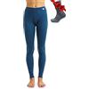 Merino.tech Pantaloni Lana Merinos Donna - 100% Intimo Termico + Calzini | Intimo termico donna in lana Merino, per trekking, sci e outdoor, non irrita la pelle, termoregolatore, anti-odore