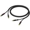 PROCAB Cavo audio Procab per microfono XLR masc a XLR fem 1.5m/Nero [AKPOCAJAUDIO021]