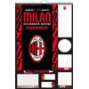 EURO PUBLISHING Calendario Agenda Milan 2027 14 mesi - Prodotto ufficiale - cm 29x44 (composto da penna, block notes, stickers e foglietti adesivi)