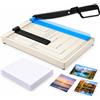 Gulxwis Taglierina per Carta A4, Taglierina a Leva, Tagliacarte Ghigliottina per A4 A5 B5 B6 B7, Taglia fino a 16 Fogli, per Carta, Fotografie e Cartoncini, Ufficio, Scuola e Fai da Te