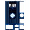 EURO PUBLISHING: Calendario Agenda Inter 2027 14 mesi - Prodotto ufficiale - cm 29x44 (composto da penna, block notes, stickers e foglietti adesivi)