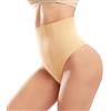 Xnova Perizoma Donna Guaina Contenitiva Modellante, Vita Alta Mutande Contenitive Intimo Thong Shapewear Slip Dimagrante Pancia Piatta Invisibile