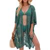 colornival Copricostume Donna Mare in Pizzo, Aperto sul Davanti | Vestito Spiaggia, Caftano Donna Mare, Prendisole, Ideale per Vacanze