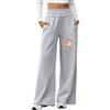 heekpek Pantaloni Tuta Donna Invernali Termici in Pile | Pantaloni Jogging a Gamba Larga, Vita Alta Elastico, Caldi Felpati in Cotone, Pantalone Sportivi Lungo, con Tasche Cordón