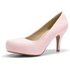 DREAM PAIRS Comodi Tacchi Alti e Sottili con Plateau Scarpe décolleté Classiche con Punta Tonda TIFFANNY