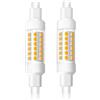 Caldarax Lampadine R7s LED 78mm 8W, Bianco Caldo 3000K Equivalente 80W Lampada R7s Alogena Lineare J78, 830LM, Non Dimmerabile, AC220-240V, Angolo di Fascio di 360°, 2 pezzi