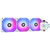 Thermalright AQUA ELITE 360 White V3 Dissipatore a liquido per CPU, dimensioni radiatore 360 mm, 3 ventole PWM da 120 mm, per AM4/AM5, INTEL LGA115x/1200/1700/1851, raffreddatore CPU AIO da desktop
