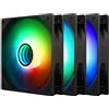 Thermalright Ventole per CPU Thermalright TL-C12B-S V3 da 120 mm con raffreddamento ARGB, Ventole per case a 4 poli PWM con silenzioso cuscinetto S-FDB, Ventole desktop con effetto luce specchio ARGB (confezione