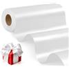 Xnegau Nastro di Raso Largo Bianco 15cm x 20m Nastri Per Grande Inaugurazione | Nastro Per Confezioni Regalo DIY Decorazione Tavolo Sedia Abbigliamento, Nastro Decorativo Per Matrimonio Compleanno Natale