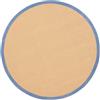 carpetfine Tappeto rotondo effetto sisal Ø 60 cm Blu | tessitura piatta, resistente e facile da pulire, aspetto naturale, per sala da pranzo, soggiorno e camera
