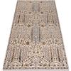 rugsx Tappeto in lana NAIN soggiorno camera beige/blu 80x150 cm