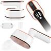 Dreamhigh® 2 In 1 Mini Ferro da Stiro da Viaggio, 1190 W Ferro da Stiro da Viaggio Portatile Pieghevole con Display LED e 4 Livelli di Vapore, Piccolo Ferro da Stiro A Vapore per Viaggi e Casa