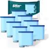SILLAR 8x Cartuccia Filtrante per Macchine da Caffè | Compatibile con AquaClean CA6903/10, CA6903/22, CA6903/01 | Filtro Anticalcare per Philips AquaClean