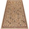 rugsx Tappeto in lana NAIN soggiorno camera beige/bordeaux 80x150 cm