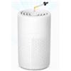 HOUSN Purificatore d'Aria Desktop USB con HEPA Filter e Carboni Attivi, Air Purifier con Aromaterapia e Monitor Qualità Aria, Rimuove Allergeni Polvere Fumo Odori, Copertura 11-20m² Casa Ufficio